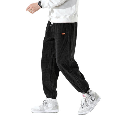 Men's Casual Pants Corduroy Loose Track Pants