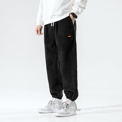 Men's Casual Pants Corduroy Loose Track Pants